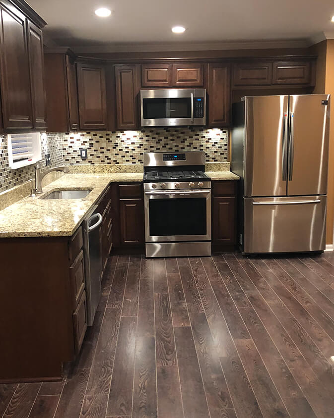 Two construction workers